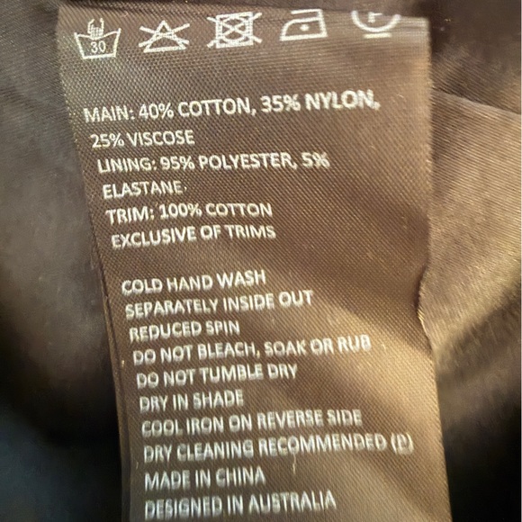 Bardot Dress Midnight Lace Black NWT US 4 / XS EUR 36 Long Sleeve LBD - Picture 9 of 9